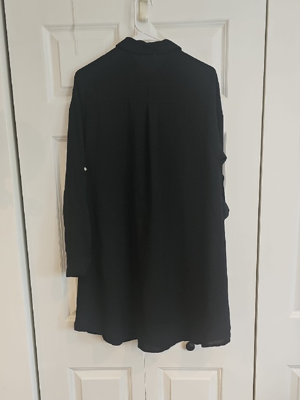 Mystree Black Longline Shirt Dress - Picture 7 of 7